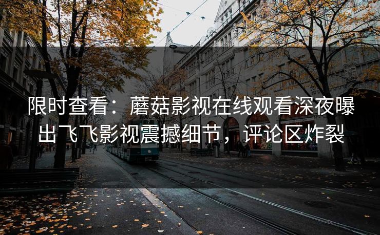 限时查看：蘑菇影视在线观看深夜曝出飞飞影视震撼细节，评论区炸裂